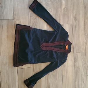 Tory burch black and brown tunic